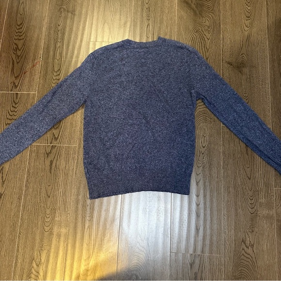 Banana Republic Sweater Mens Medium Blue Silk Linen Long Sleeve V-Neck P… - Picture 2 of 6